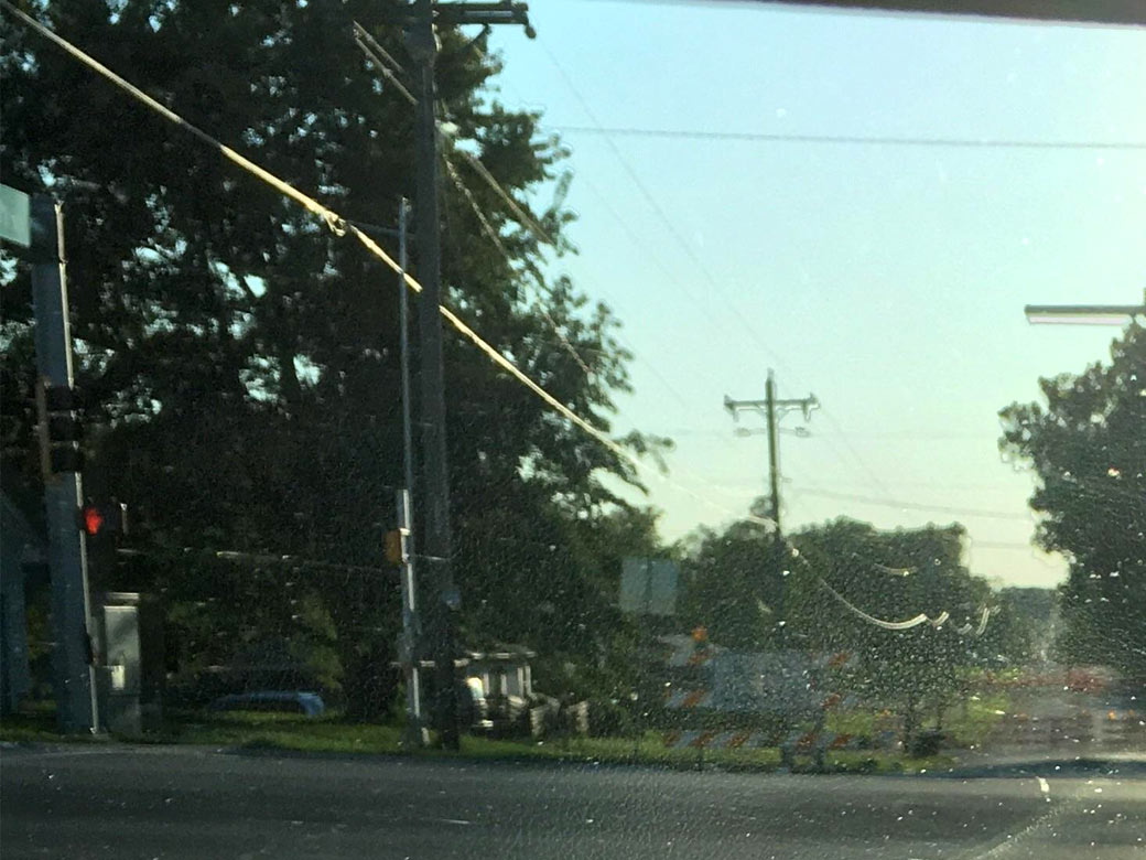 Windscreen scratch repair